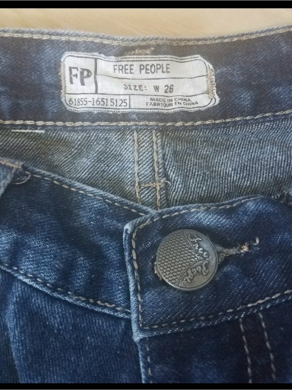 FP Crochet Hem Jean Shorts - Picture 3 of 4